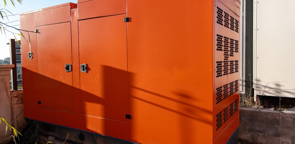 A backup emergency generator